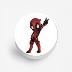 Deadpool - Animated Print Printed Phone Grip Holder & Stand - Image 2