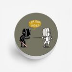 Sarcasm Printed Phone Grip Holder & Stand - Image 2