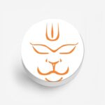 Lord Hanuman Printed Phone Grip Holder & Stand - Image 2