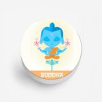 Gautam Buddha Printed Phone Grip Holder & Stand - Image 2