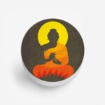 Gautam Buddha  Printed Phone Grip Holder & Stand - Image 2
