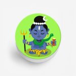 Lord Shiva Printed Phone Grip Holder & Stand - Image 2