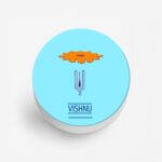 Lord Vishnu Printed Phone Grip Holder & Stand - Image 2