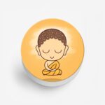 Gautam Buddha Printed Phone Grip Holder & Stand - Image 2