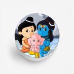 Lord Ganesha Printed Phone Grip Holder & Stand - Image 2