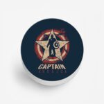 Captain America Printed Phone Grip Holder & Stand - Image 2