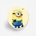 Minion Printed Phone Grip Holder & Stand - Image 2