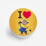 I Love Minion Printed Phone Grip Holder & Stand - Image 2