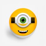 Minion Printed Phone Grip Holder & Stand - Image 2