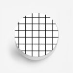 Black and White Printed Phone Grip Holder & Stand - Image 2