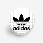 Black and White Printed Phone Grip Holder & Stand - Image 2