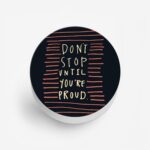 Typography - Don't Stop Printed Phone Grip Holder & Stand - Image 2