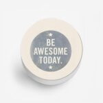 Typography - Be Awesome Today Printed Phone Grip Holder & Stand - Image 2