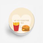 Typography Printed Phone Grip Holder & Stand - Image 2