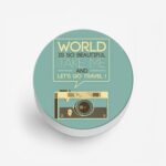 Typography - Let's Go Travel Printed Phone Grip Holder & Stand - Image 2