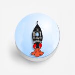 Typography Printed Phone Grip Holder & Stand - Image 2