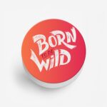 Typography Printed Phone Grip Holder & Stand - Image 2