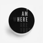 Typography - I Am Here Printed Phone Grip Holder & Stand - Image 2