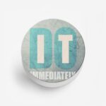 Typography Printed Phone Grip Holder & Stand - Image 2