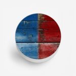 Wooden Texture Printed Phone Grip Holder & Stand - Image 2