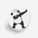 Panda - Dab Printed Phone Grip Holder & Stand - Image 2