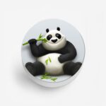 Panda Printed Phone Grip Holder & Stand - Image 2
