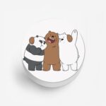 Panda Printed Phone Grip Holder & Stand - Image 2