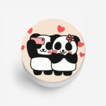 Panda - Love Printed Phone Grip Holder & Stand - Image 2