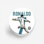Football - Ronaldo Printed Phone Grip Holder & Stand - Image 2