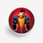 Superman Printed Phone Grip Holder & Stand - Image 2