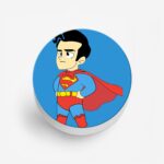 Superman - Animated Print Printed Phone Grip Holder & Stand - Image 2