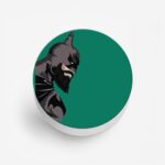 Batman with Beard Printed Phone Grip Holder & Stand - Image 2
