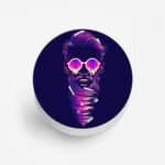 Moustache and Beard Printed Phone Grip Holder & Stand - Image 2