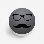 Moustache and Beard Printed Phone Grip Holder & Stand - Image 2