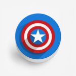 Captain America - Shield Printed Phone Grip Holder & Stand - Image 2