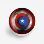 Captain America - Shield Printed Phone Grip Holder & Stand - Image 2
