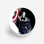 Captain America Printed Phone Grip Holder & Stand - Image 2