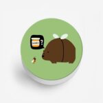 Minimal - Animal Printed Phone Grip Holder & Stand - Image 2