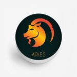 Zodiac Sign-ARIES Printed Phone Grip Holder & Stand - Image 2