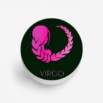 Zodiac Sign-VIRGO Printed Phone Grip Holder & Stand - Image 2