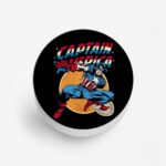 Captain America Printed Phone Grip Holder & Stand - Image 2