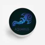 Zodiac Sign-AQUARIUS Printed Phone Grip Holder & Stand - Image 2