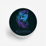 Zodiac Sign-AQUARIUS Printed Phone Grip Holder & Stand - Image 2