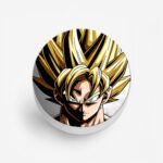 Goku Super Saiyan  Printed Phone Grip Holder & Stand - Image 2