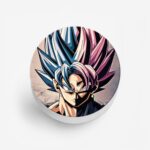 Goku And Zamasu Printed Phone Grip Holder & Stand - Image 2