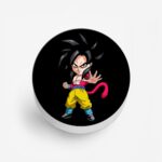 Goku Super Saiyan 4 Printed Phone Grip Holder & Stand - Image 2