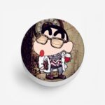 Nerdy Shinchan Printed Phone Grip Holder & Stand - Image 2