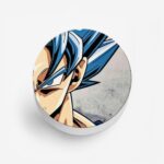 Goku Super Saiyan Blue Printed Phone Grip Holder & Stand - Image 2