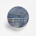 Denim  Printed Phone Grip Holder & Stand - Image 2