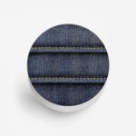 Denim  Printed Phone Grip Holder & Stand - Image 2